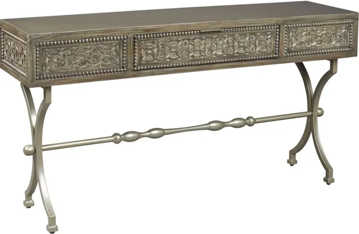 Signature Design by Ashley® Quinnland Antique Gray Console Sofa Table
