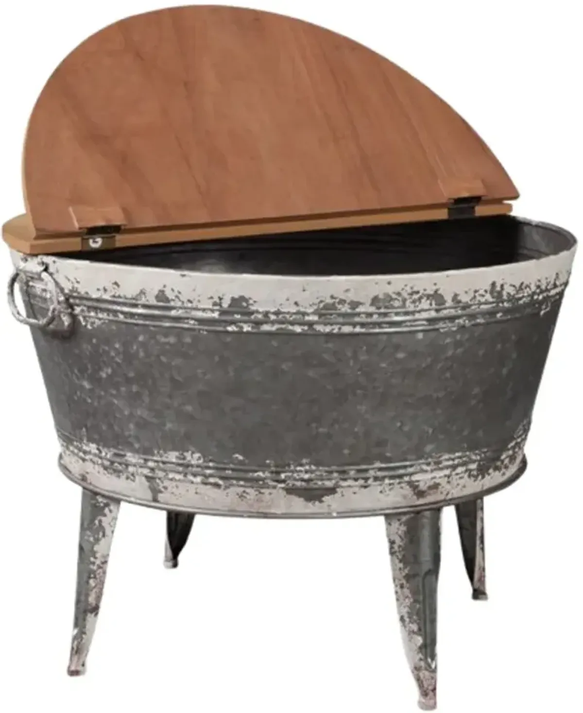 Signature Design by Ashley® Shellmond Light Brown Accent Cocktail Table with Gray Base