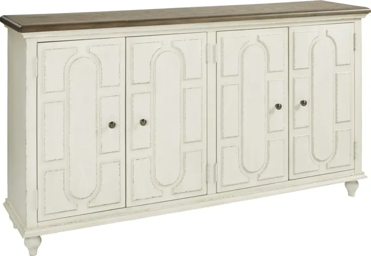 Signature Design by Ashley® Roranville Antique White Accent Cabinet