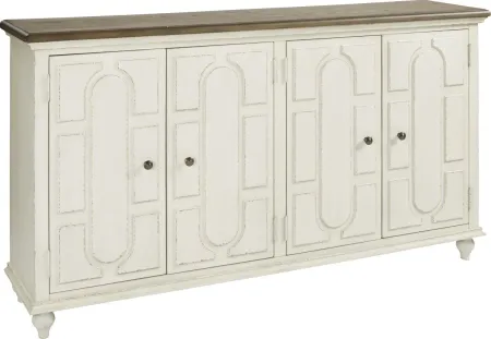 Signature Design by Ashley® Roranville Antique White Accent Cabinet