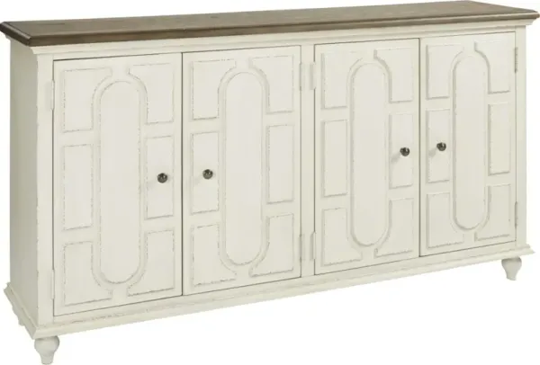Signature Design by Ashley® Roranville Antique White Accent Cabinet