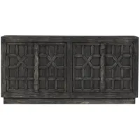Signature Design by Ashley® Roseworth Distressed Black Accent Cabinet
