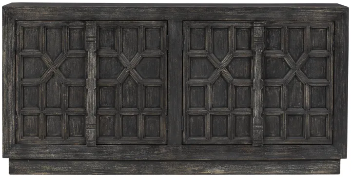 Signature Design by Ashley® Roseworth Distressed Black Accent Cabinet