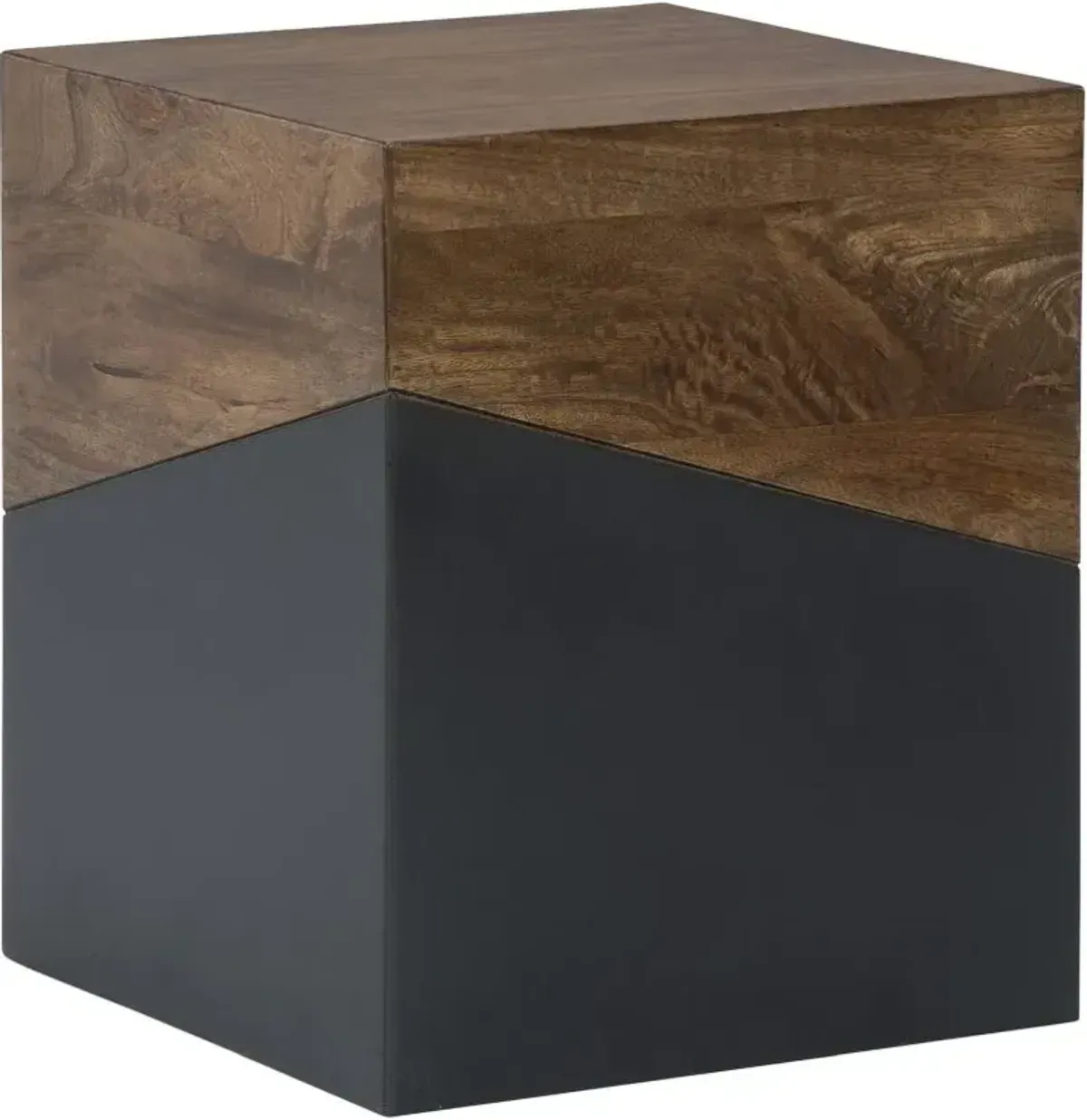 Signature Design by Ashley® Trailbend Brown Accent Table with Gunmetal  Accent 