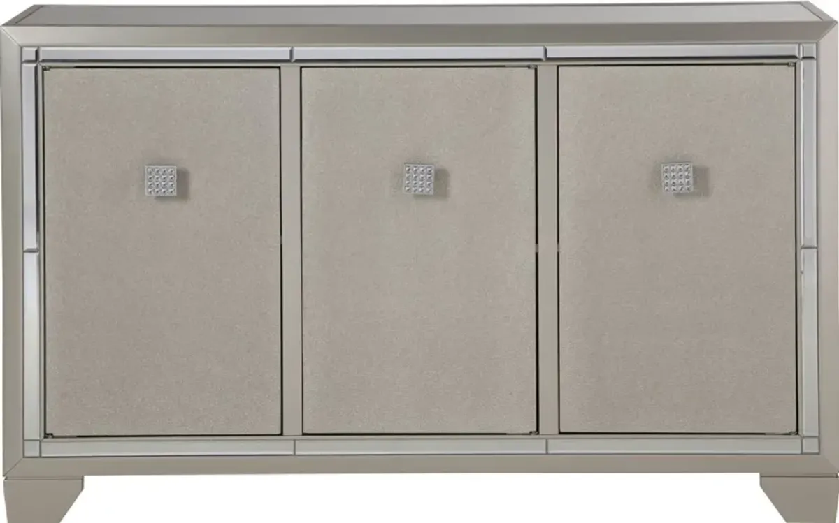 Signature Design by Ashley® Chaseton Champagne Accent Cabinet
