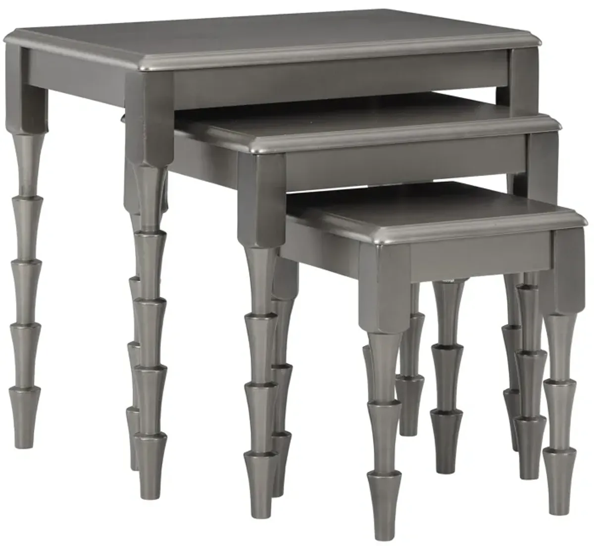 Signature Design by Ashley® Larkendale 3-Piece Metallic Gray Accent Tables