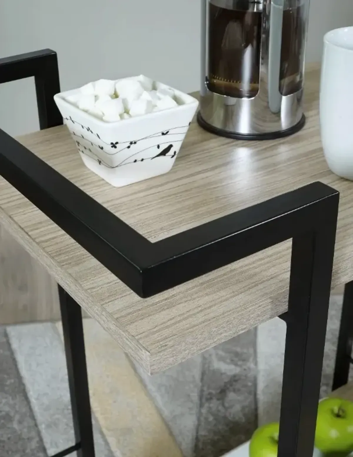 Signature Design by Ashley® Waylowe Brown/Black Bar Cart