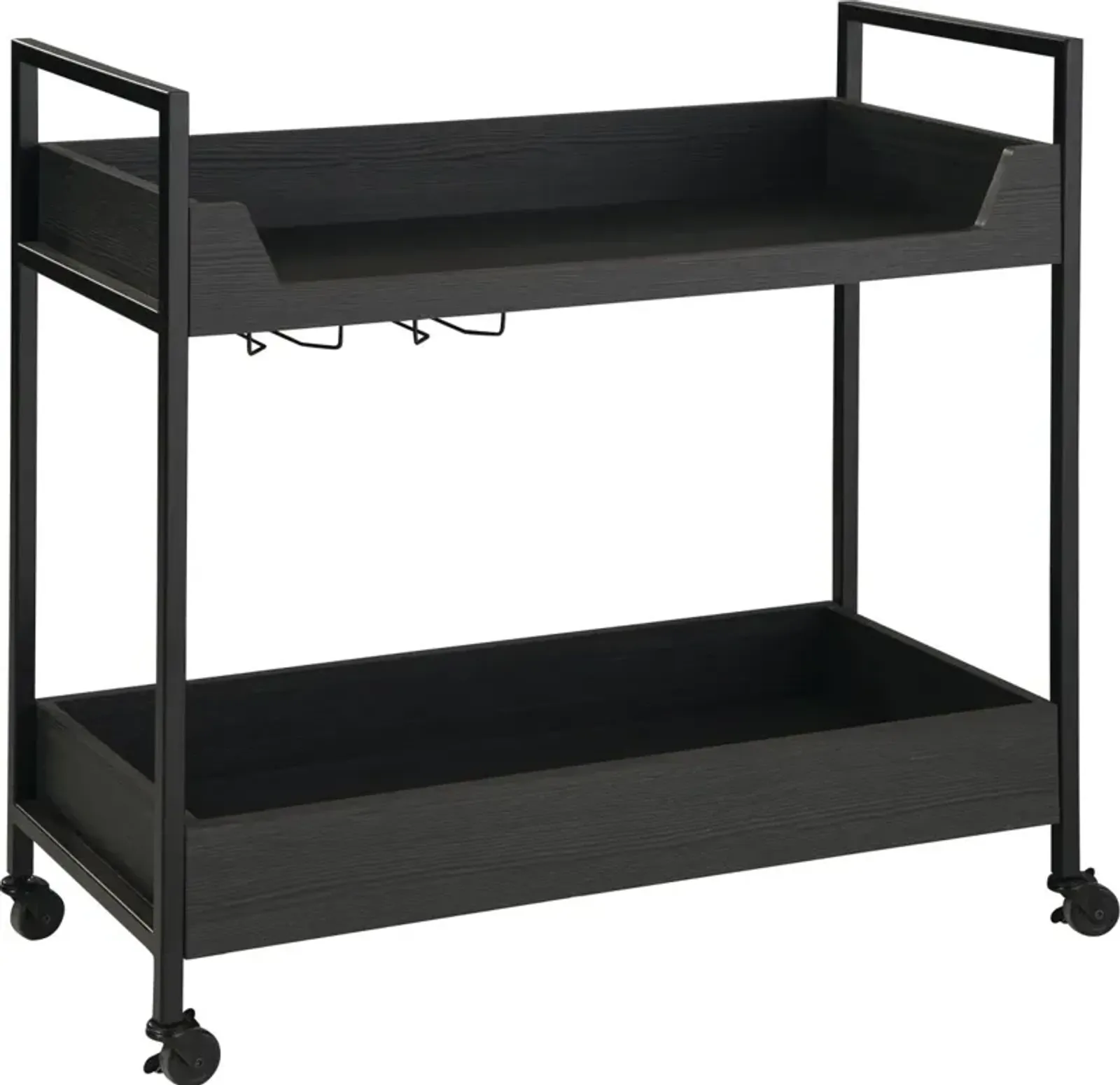 Signature Design by Ashley® Yarlow Black and Gray Bar Cart