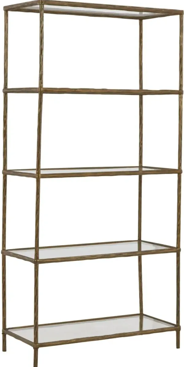 Signature Design by Ashley® Ryandale Antique Brass Bookcase