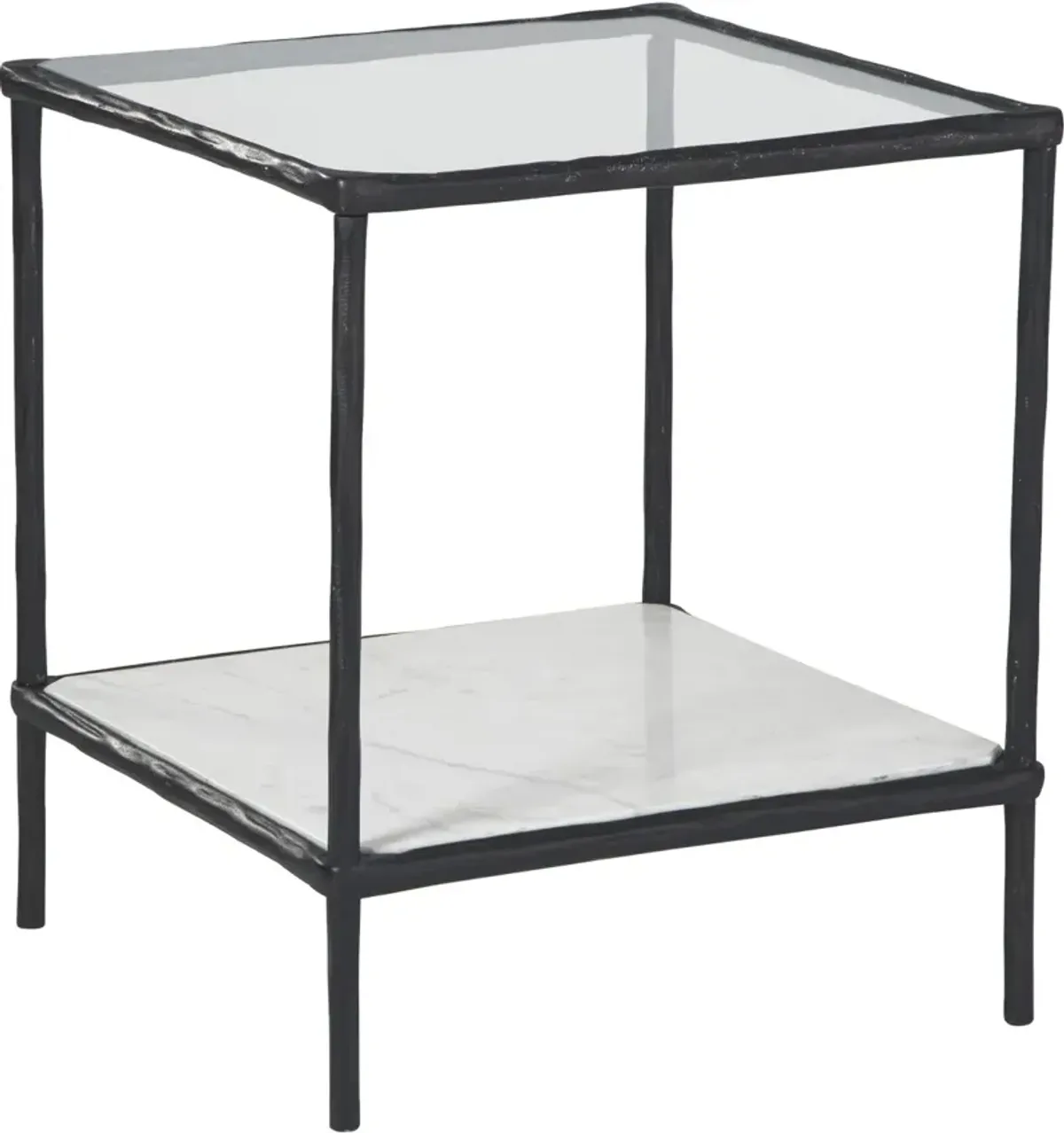 Signature Design by Ashley® Ryandale Glass Top Accent Table with Antique Black Base