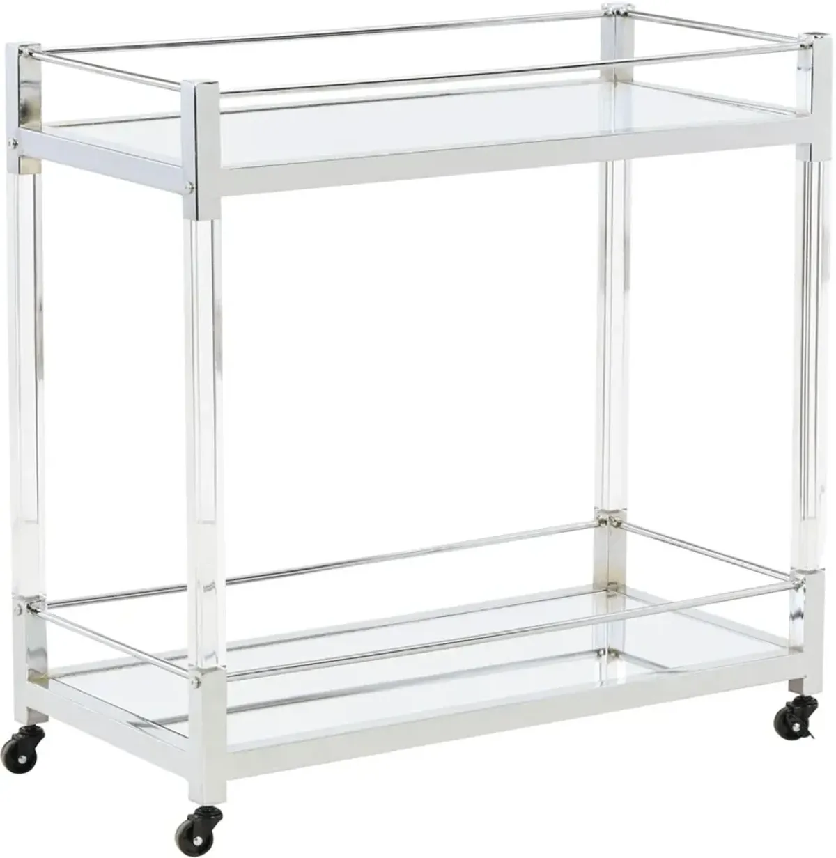 Signature Design by Ashley® Chaseton Chrome Bar Cart