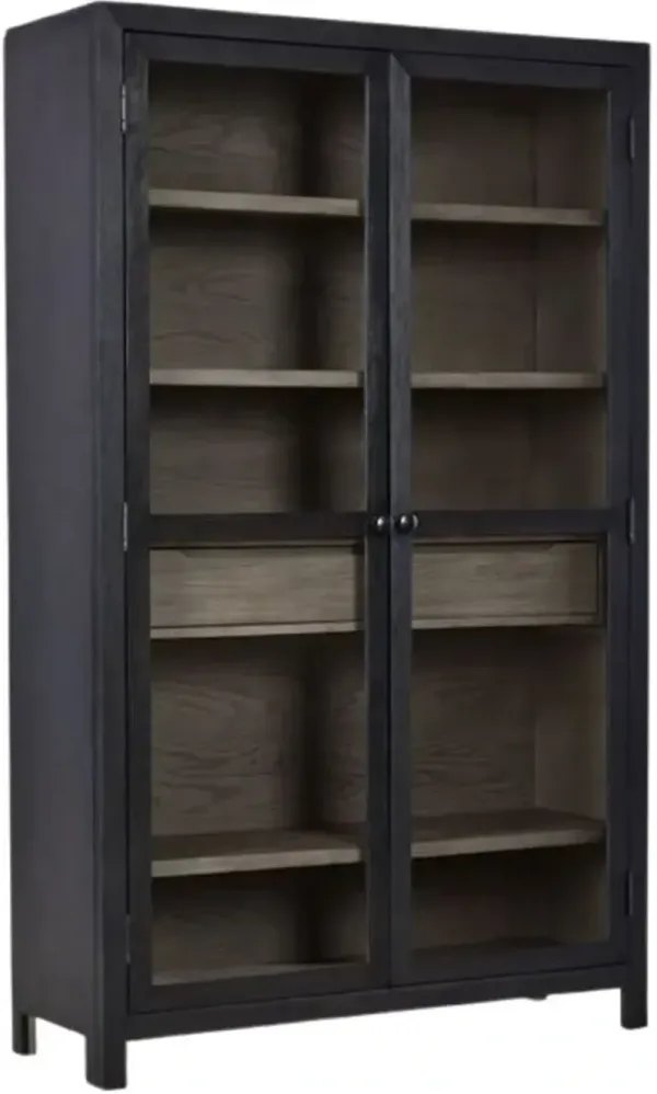 Signature Design by Ashley® Lenston Black/Gray 47" Accent Cabinet