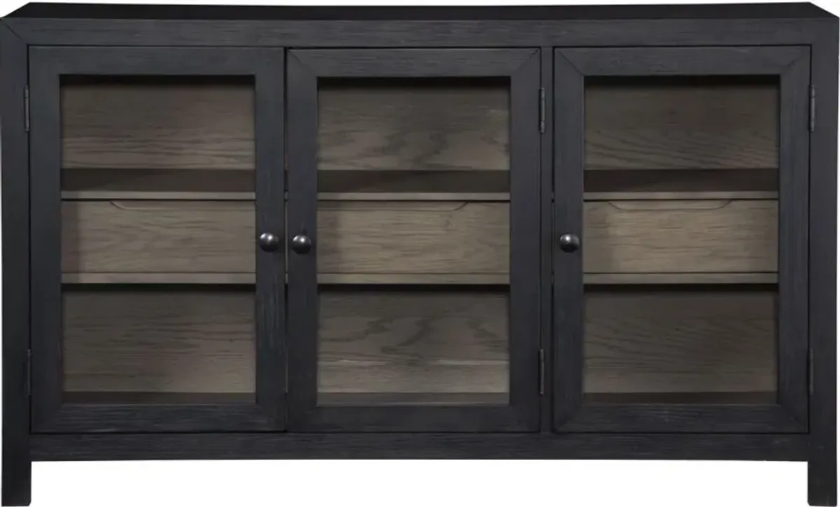 Signature Design by Ashley® Lenston Black/Gray Accent Cabinet