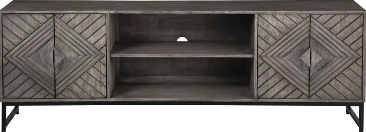 Signature Design by Ashley® Treybrook Distressed Gray Accent Cabinet