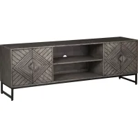 Signature Design by Ashley® Treybrook Distressed Gray Accent Cabinet