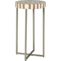 Signature Design by Ashley® Cartley White/Light Brown Accent Table