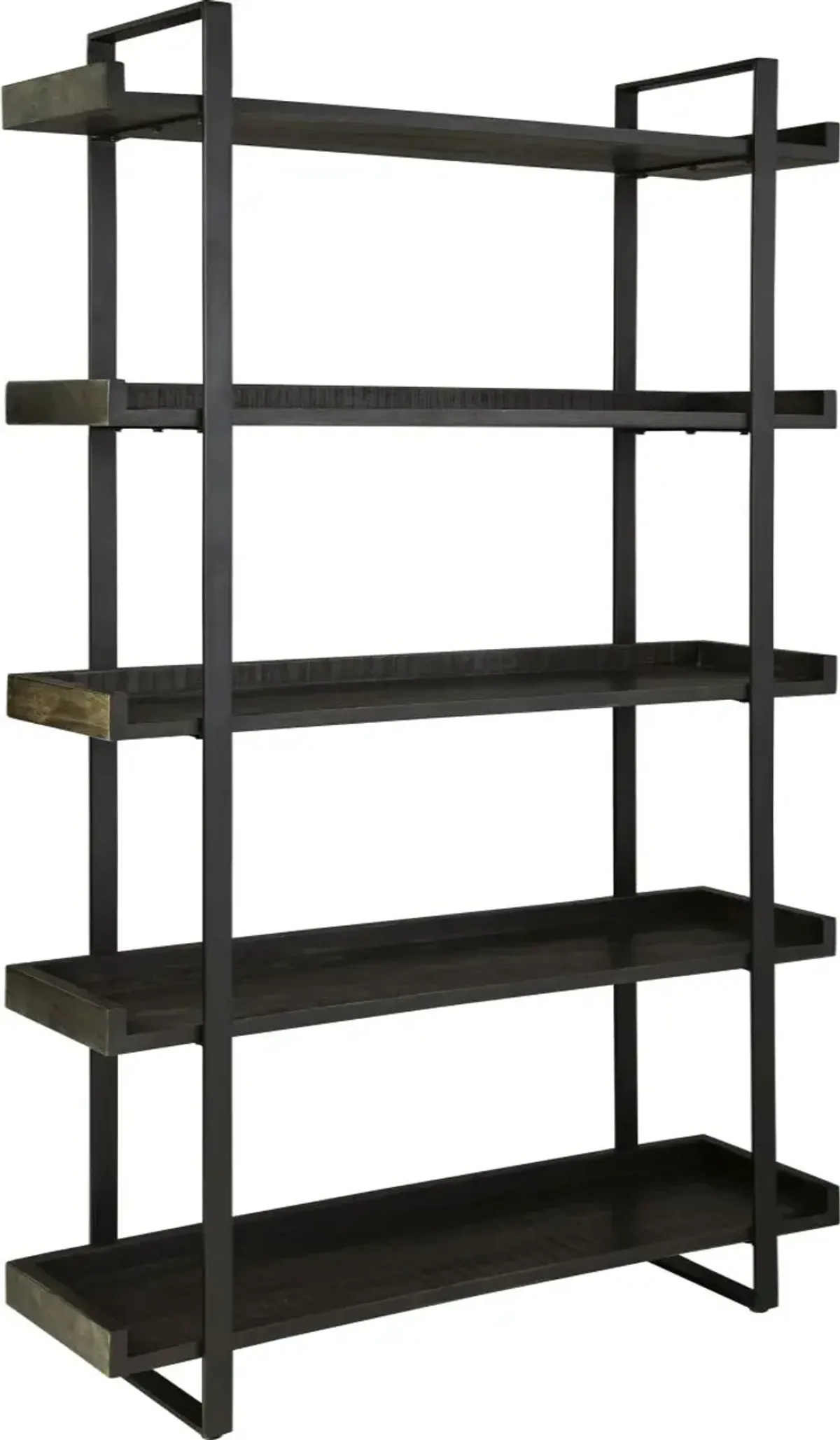 Signature Design by Ashley® Kevmart Black/Grayish Brown Bookcase