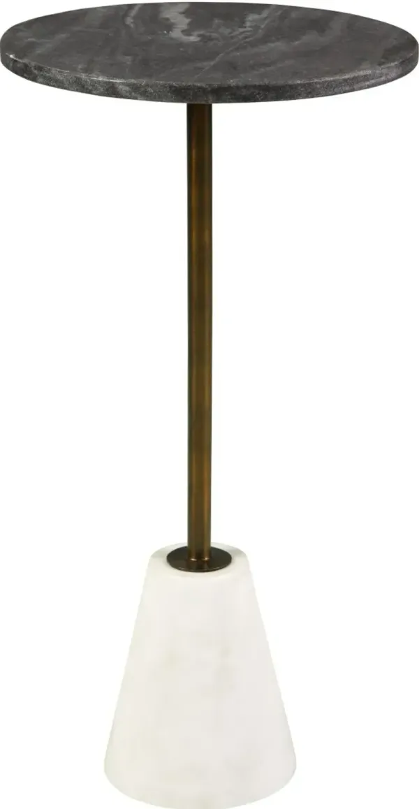 Signature Design by Ashley® Caramont Black Accent Table with White Base