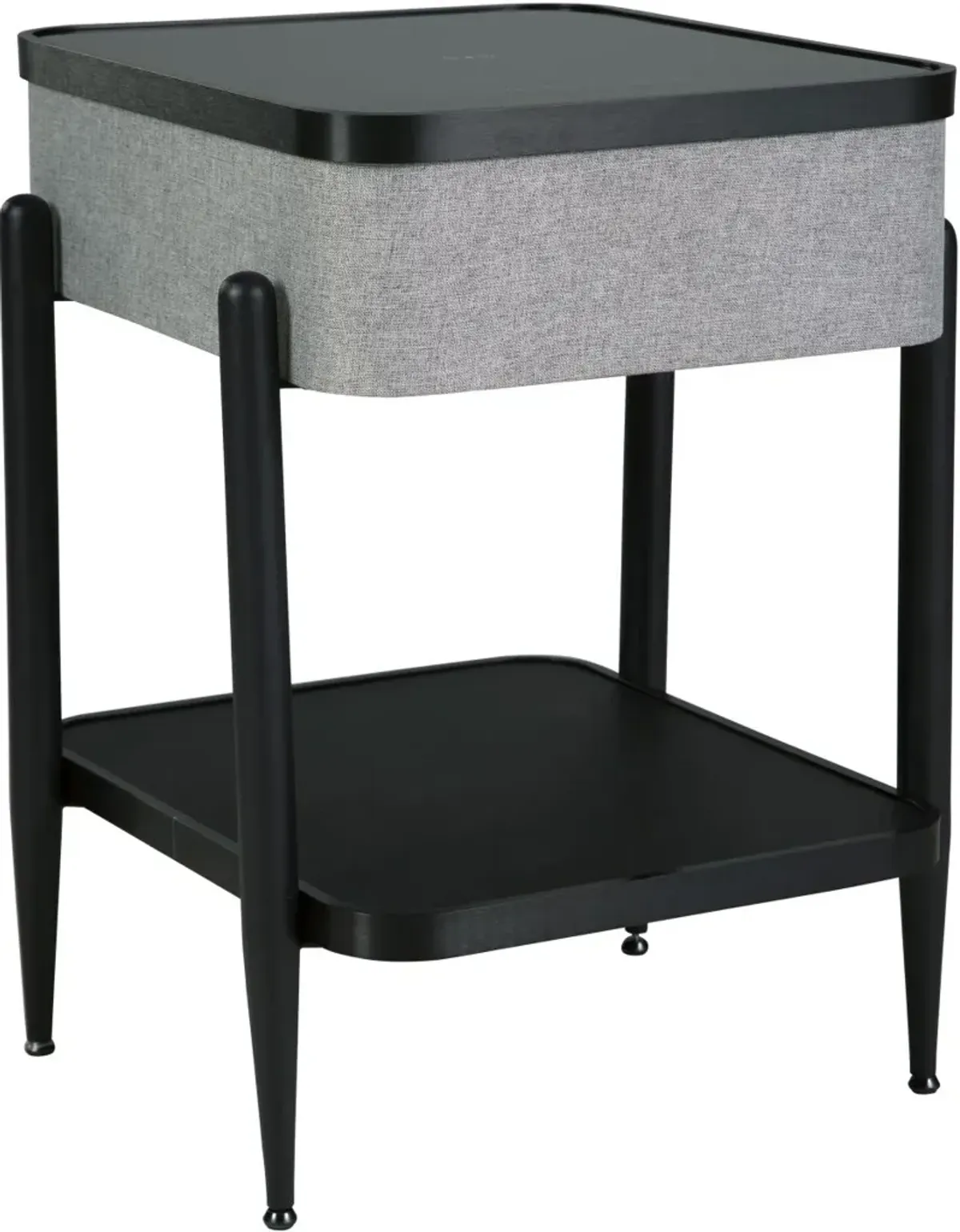 Signature Design by Ashley® Jorvalee Black Glass Accent Table with Gray Accent 