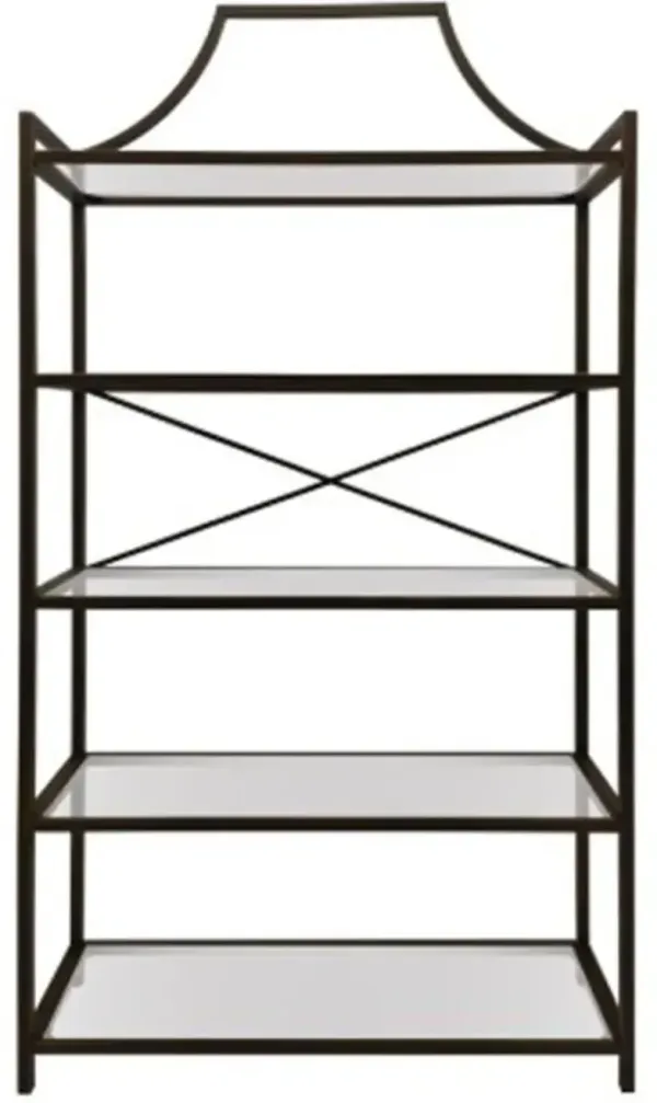 Signature Design by Ashley® Bernonly Antique Bronze Bookcase