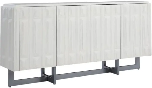 Signature Design by Ashley® Ornawel Distressed White Accent Cabinet