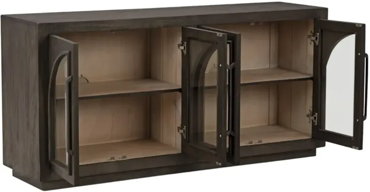 Signature Design by Ashley® Dreley Grayish Brown Accent Cabinet