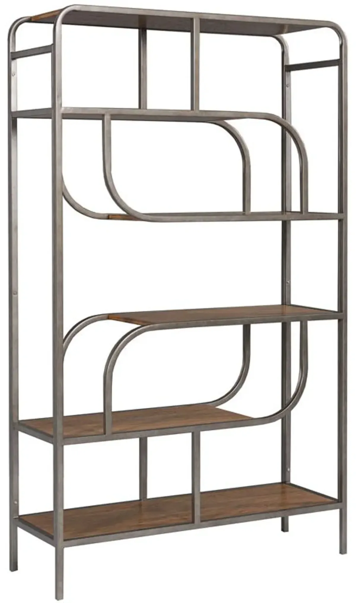 Signature Design by Ashley® Jaddon Antique Silver/Brown Bookcase