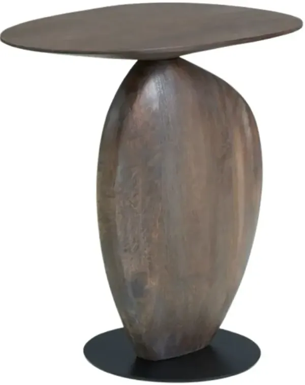 Signature Design by Ashley® Cormmet Brown Accent Table with Black Base
