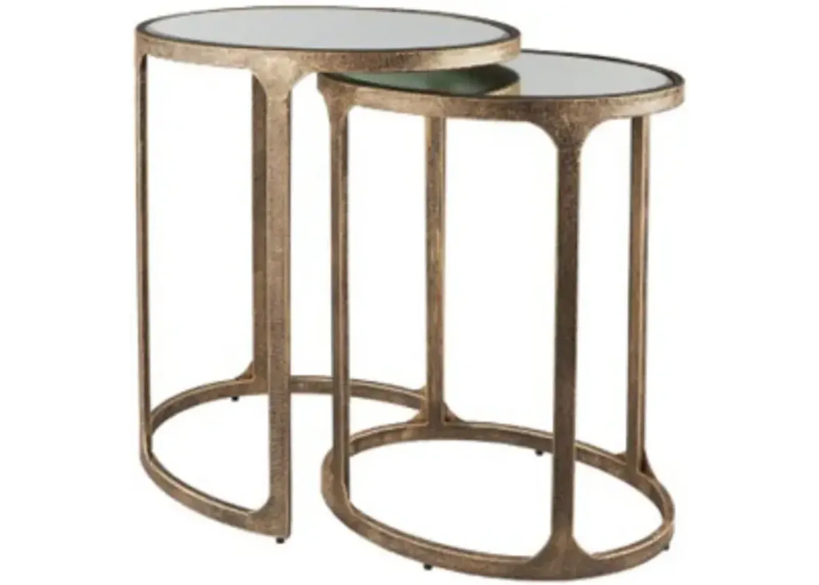 Signature Design by Ashley® Irmaleigh 2-Piece Antique Gold Accent Table Set