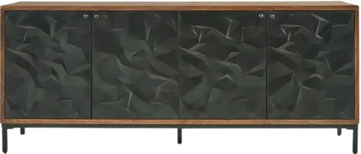 Signature Design by Ashley® Dorannby Black/Brown Accent Cabinet
