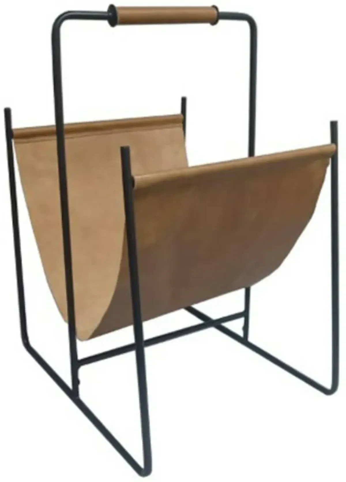 Signature Design by Ashley® Faronworth Black/Brown Leather Magazine Rack