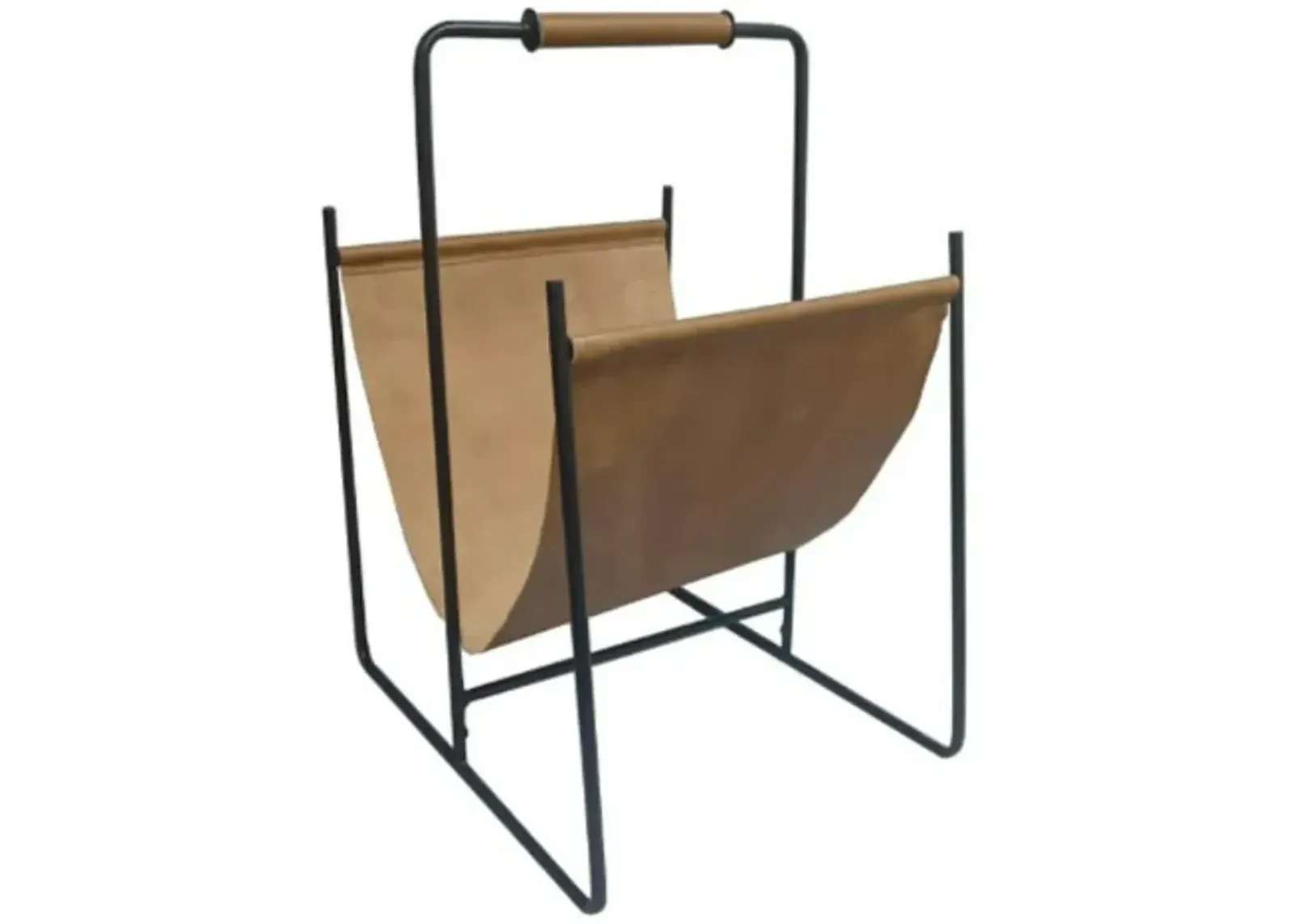 Signature Design by Ashley® Faronworth Black/Brown Leather Magazine Rack