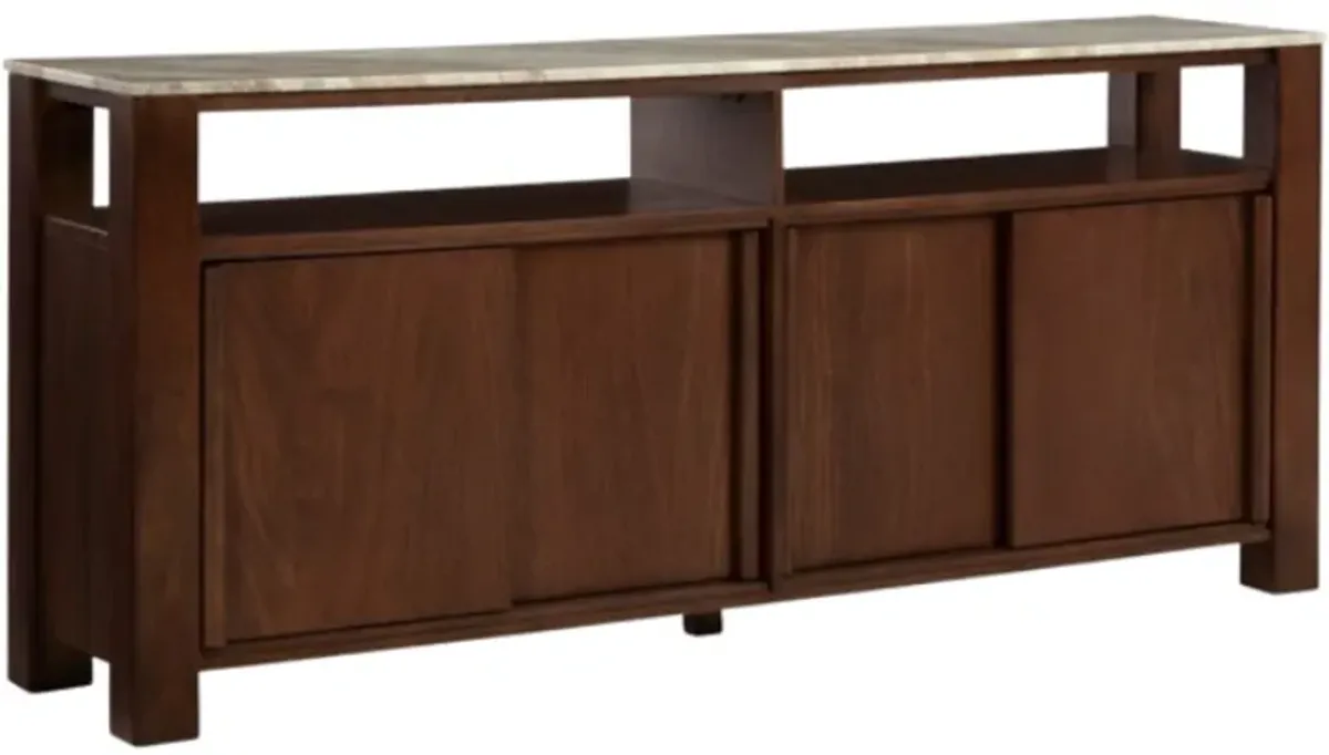 Signature Design by Ashley® Tobinville Dark Brown Accent Cabinet