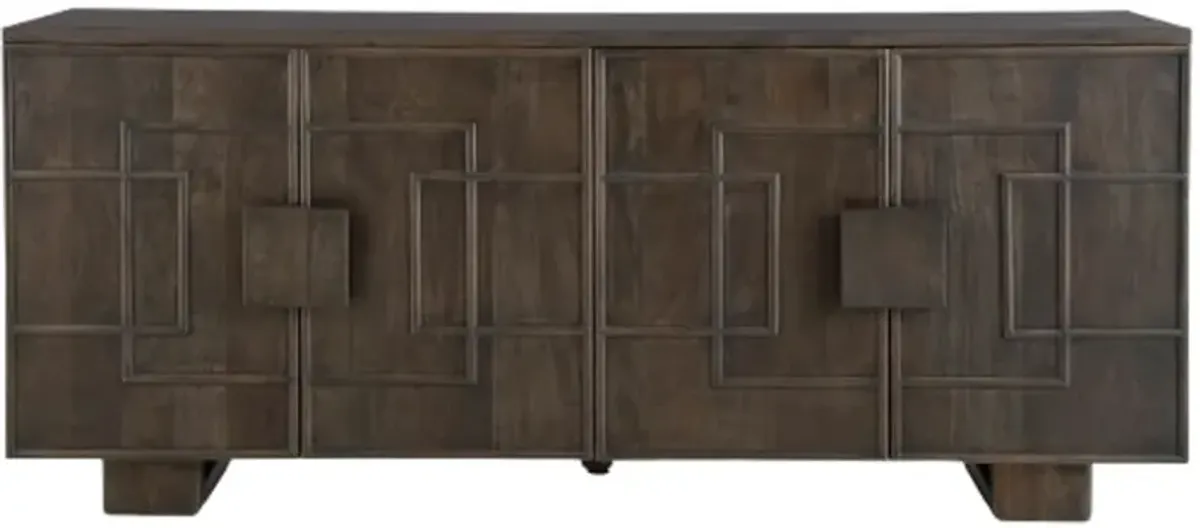 Signature Design by Ashley® Cato Dark Brown Accent Cabinet