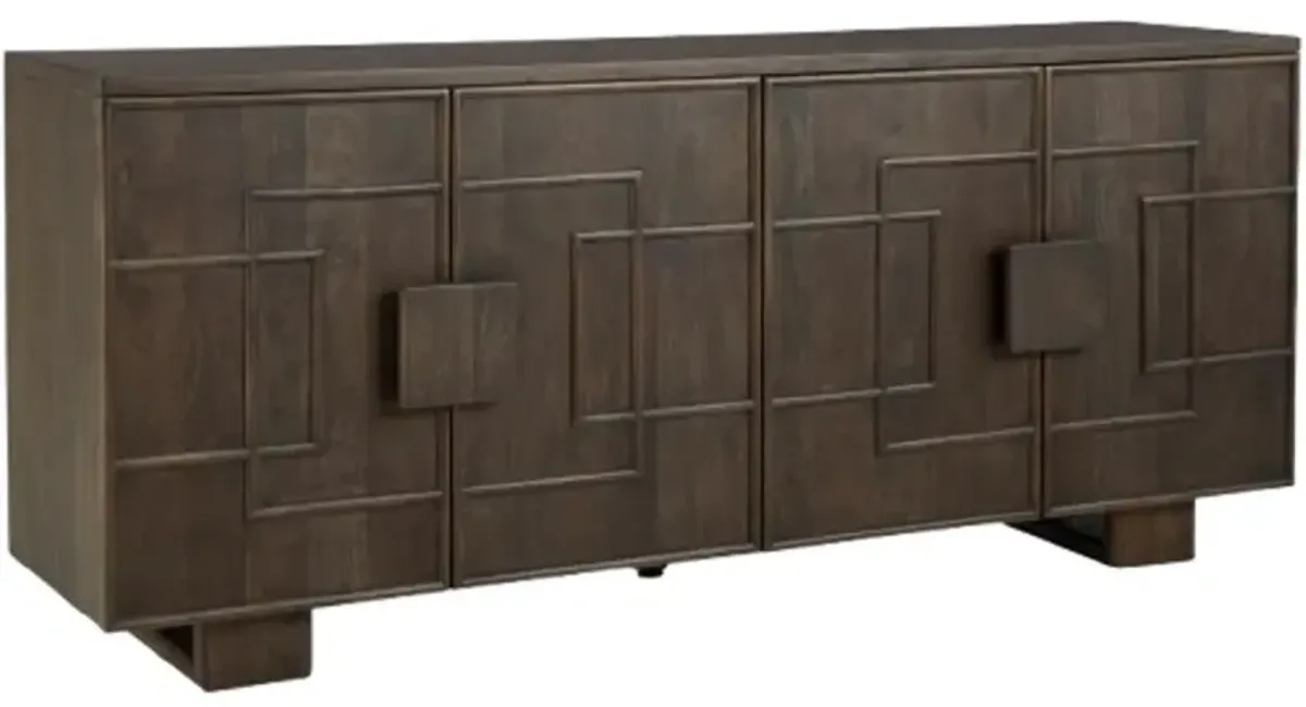 Signature Design by Ashley® Cato Dark Brown Accent Cabinet