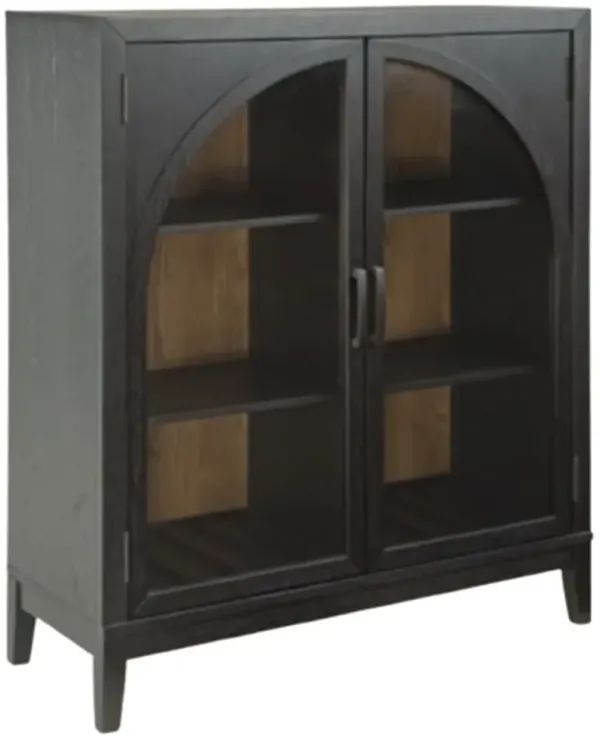 Signature Design by Ashley® Armenleigh Black/Brown Bar Cabinet