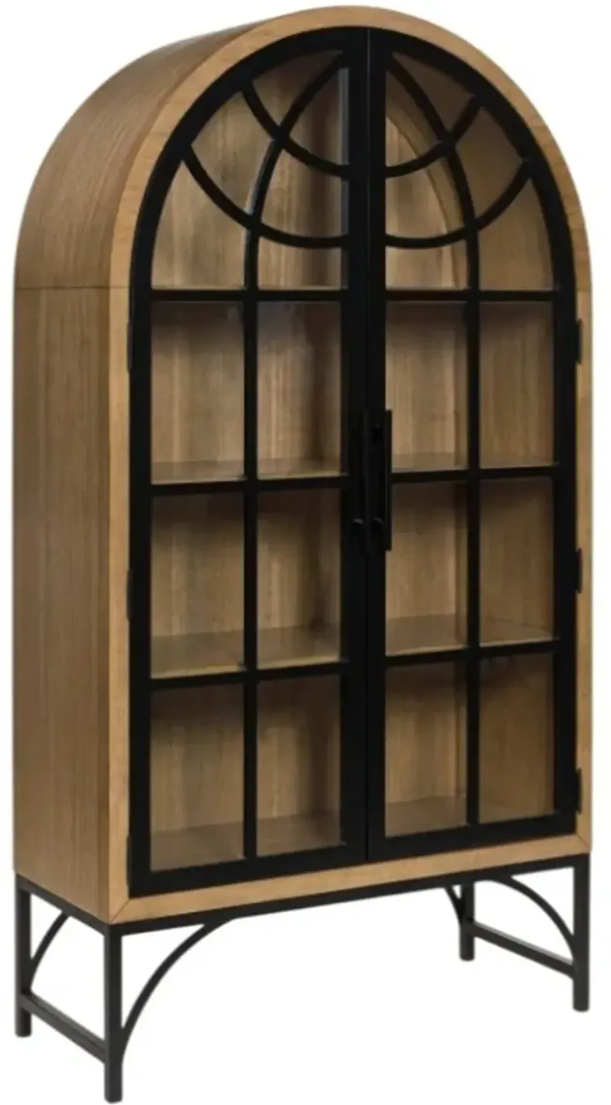 Signature Design by Ashley® Gwenwich Black/Natural Accent Cabinet