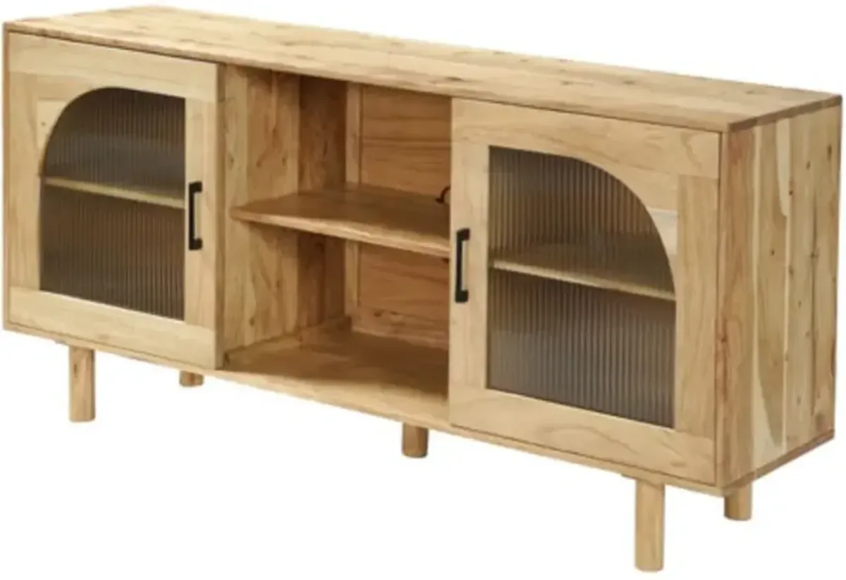 Signature Design by Ashley® Adway Natural Brown Accent Cabinet