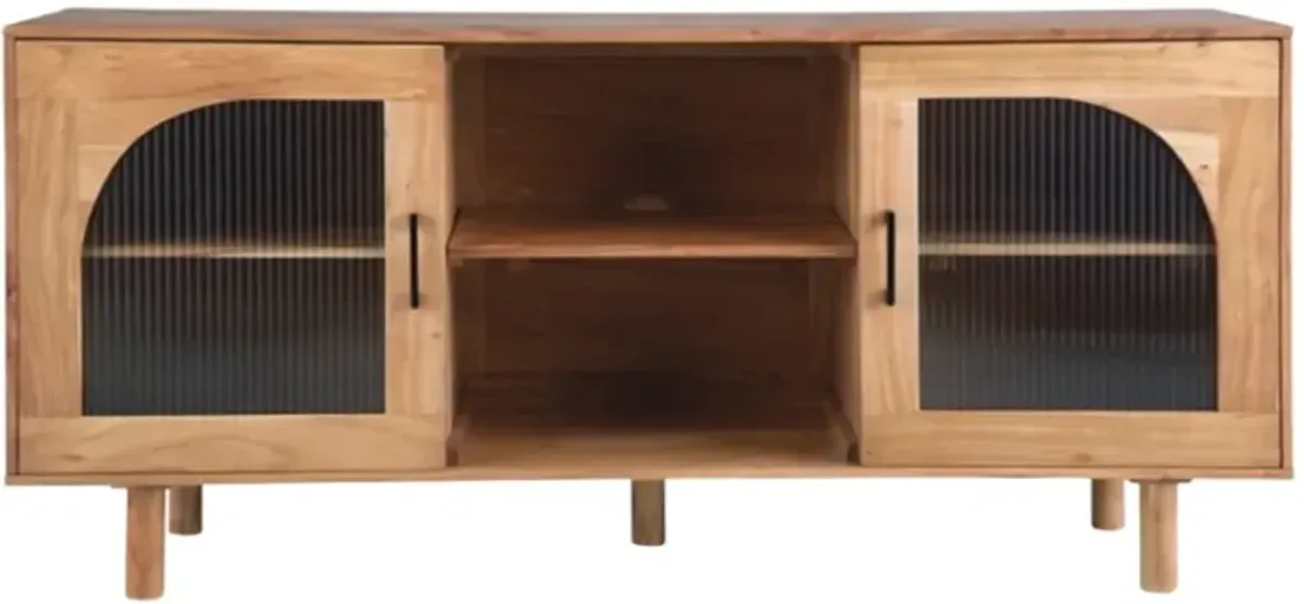 Signature Design by Ashley® Adway Natural Brown Accent Cabinet