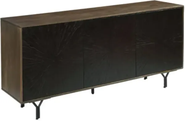 Signature Design by Ashley® Lavinmont Multi Brown Accent Cabinet