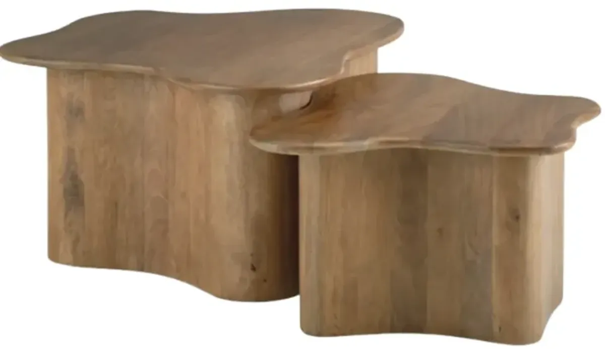 Signature Design by Ashley® Abeford 2-Piece Brown Nesting Table