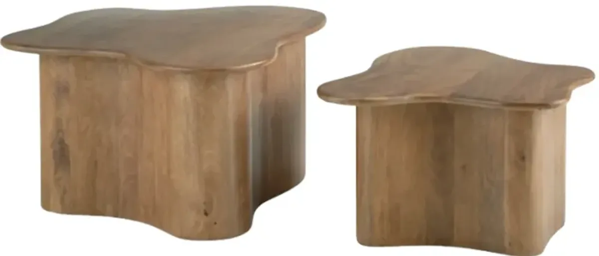 Signature Design by Ashley® Abeford 2-Piece Brown Nesting Table