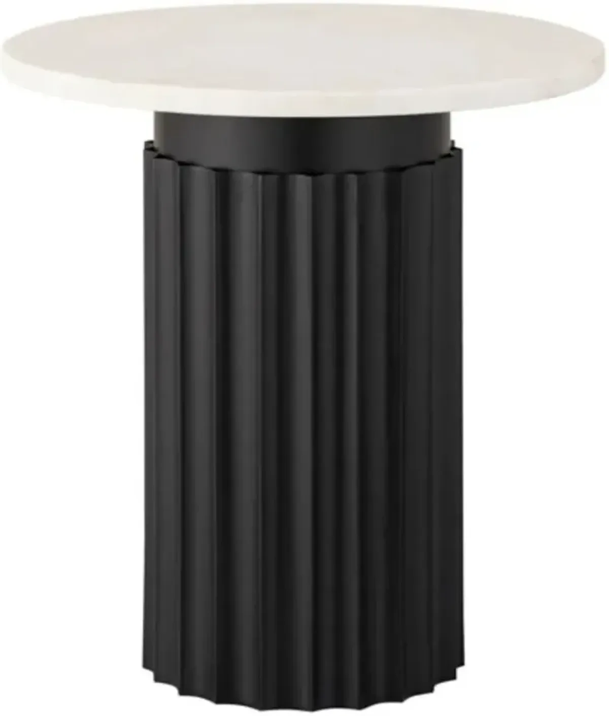 Signature Design by Ashley® Wainstone White Accent Table with Black Base