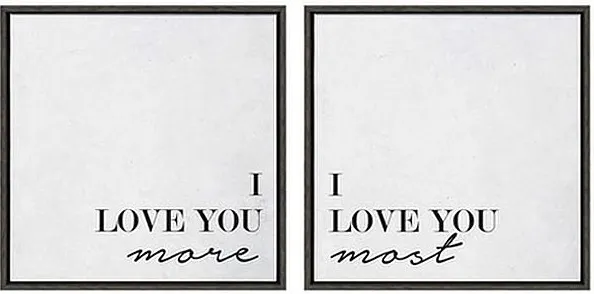 Signature Design by Ashley® Adline 2-Piece Black/White Wall Art Set