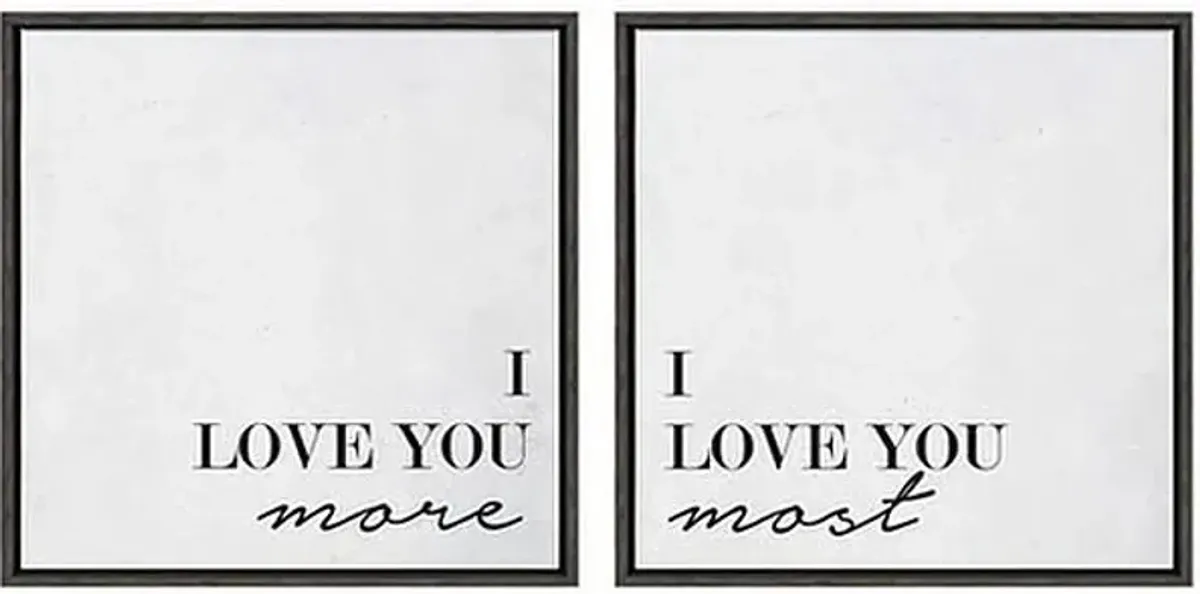 Signature Design by Ashley® Adline 2-Piece Black/White Wall Art Set