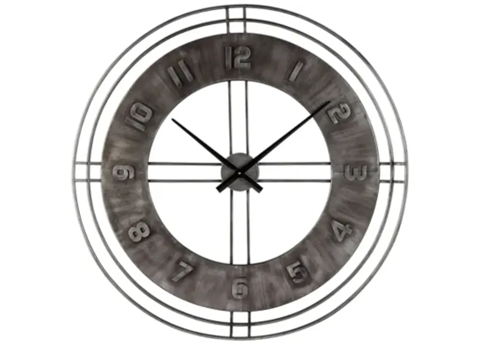 Signature Design by Ashley® Ana Sofia Antique Gray Wall Clock