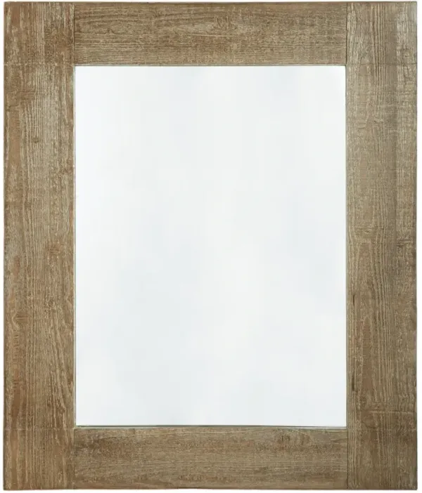 Signature Design by Ashley® Waltleigh Distressed Brown Accent Mirror