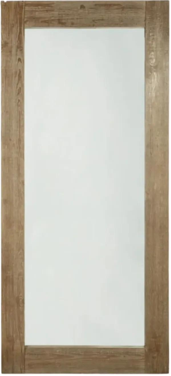 Signature Design by Ashley® Waltleigh Distressed Brown Floor Mirror