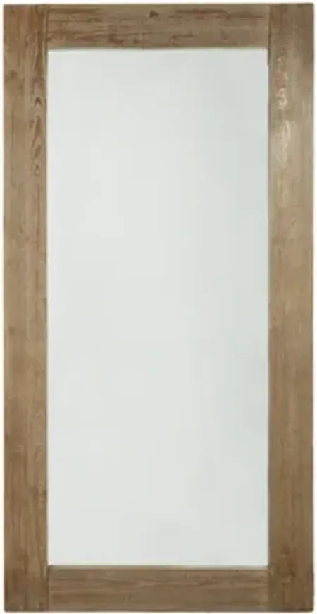 Signature Design by Ashley® Waltleigh Distressed Brown Floor Mirror