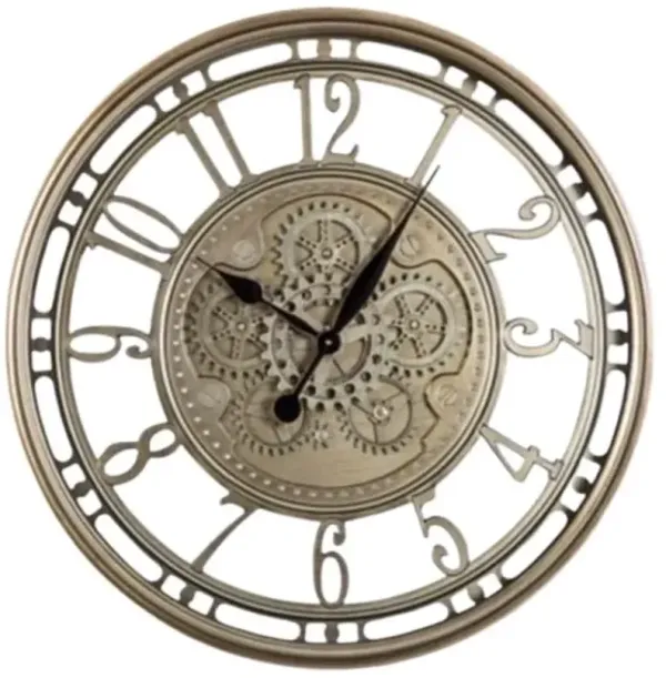 Signature Design by Ashley® Gilover Champagne Wall Clock